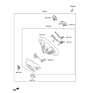 Diagram for Kia Sportage Steering Wheel - 56110D9070SA1