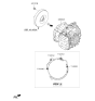 Diagram for 2016 Kia Sportage Transmission Assembly - 450003BMX0