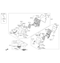 Diagram for 2016 Kia Sportage Seat Cushion - 89100D90102AF