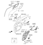 Diagram for Kia Sportage Door Lock Actuator - 81410D9500