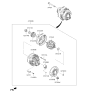 Diagram for 2017 Kia Optima Alternator Case Kit - 373602G050