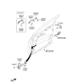Diagram for Kia Front Door Striker - 81350A4000
