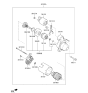 Diagram for 2018 Kia Sportage Starter Motor - 361002G300