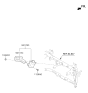 Diagram for 2019 Kia Sportage Light Control Module - 92170D9000