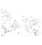 Diagram for Kia Sportage Brake Master Cylinder Reservoir - 58510D3100