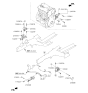 Diagram for 2018 Kia Sorento Transmission Mount - 216702GGB0