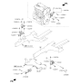 Diagram for 2017 Kia Optima Engine Mount - 216702GGB0