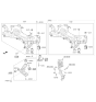 Diagram for 2018 Kia Sportage Ball Joint - 54530C1000