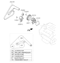 Diagram for Kia K900 Water Pump Gasket - 213543F000