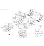 Diagram for 2015 Kia K900 Armrest - 899003T440KBL