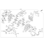 Diagram for Kia K900 Blend Door Actuator - 971593T100