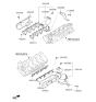 Diagram for Kia K900 Catalytic Converter - 285103F450