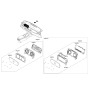 Diagram for 2015 Kia K900 Instrument Cluster - 940013T070