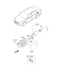 Diagram for Kia Fuel Door Release Cable - 815903T000