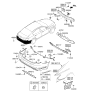 Diagram for 2015 Kia K900 Bumper - 866503T000