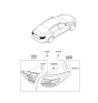 Diagram for Kia K900 Back Up Light - 924023T020