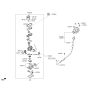 Diagram for 2015 Kia K900 Shift Cable - 467903T750