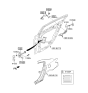 Diagram for 2015 Kia K900 Door Handle - 836513T100ABT