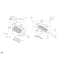 Diagram for 2020 Kia Sedona Cylinder Head Bolts - 223213CGA0