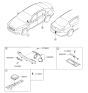 Diagram for 2015 Kia K900 Air Bag Control Module - 959103T100