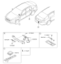 Diagram for Kia K900 Air Bag Control Module - 959103T100