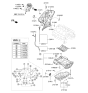 Diagram for 2015 Kia K900 Oil Pan - 215203CEA2