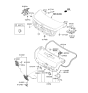 Diagram for Kia K900 Weather Strip - 873213T000