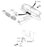 Diagram for 2017 Kia K900 Ambient Temperature Sensor - 972703T100