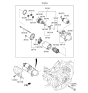 Diagram for 2017 Kia K900 Starter Motor - 361003C211