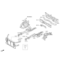 Diagram for Kia K900 Dash Panels - 643003T000