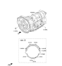 Diagram for Kia K900 Transmission Assembly - 450004E011