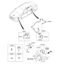 Diagram for 2017 Kia K900 Light Control Module - 921703T200