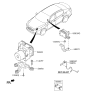 Diagram for Kia K900 Yaw Sensor - 956303T000