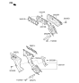 Diagram for Kia K900 Catalytic Converter - 285103F450