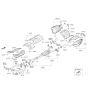 Diagram for Kia K900 Exhaust Heat Shield - 287933M000