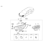 Diagram for Kia K900 Light Control Module - 921903T010