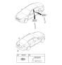 Diagram for 2015 Kia K900 Door Moldings - 863733T000