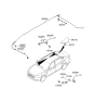 Diagram for Kia K900 Antenna Cable - 962303T320