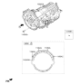 Diagram for 2015 Kia K900 Transmission Assembly - 450004F010