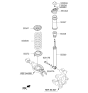 Diagram for 2015 Kia K900 Shock Absorber - 553113T850