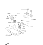 Diagram for 2015 Kia K900 Transfer Case Mount - 218303T200