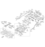 Diagram for Kia K900 Floor Pan - 651103T210