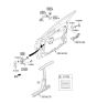 Diagram for Kia K900 Door Handle - 826513T100ABP