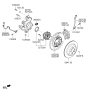 Diagram for Kia K900 Wheel Hub - 527303M101