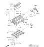 Diagram for Kia K900 Crankshaft Seal - 214433F301