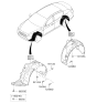 Diagram for 2015 Kia K900 Wheelhouse - 868123T000