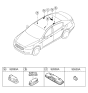 Diagram for 2015 Kia K900 Dome Light - 928103T050TX