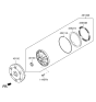 Diagram for 2015 Kia K900 Torque Converter - 451004F062