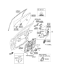 Diagram for Kia K900 Door Latch Assembly - 813103T120