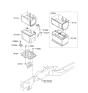 Diagram for 2014 Kia Optima Battery Terminal - 371802T870